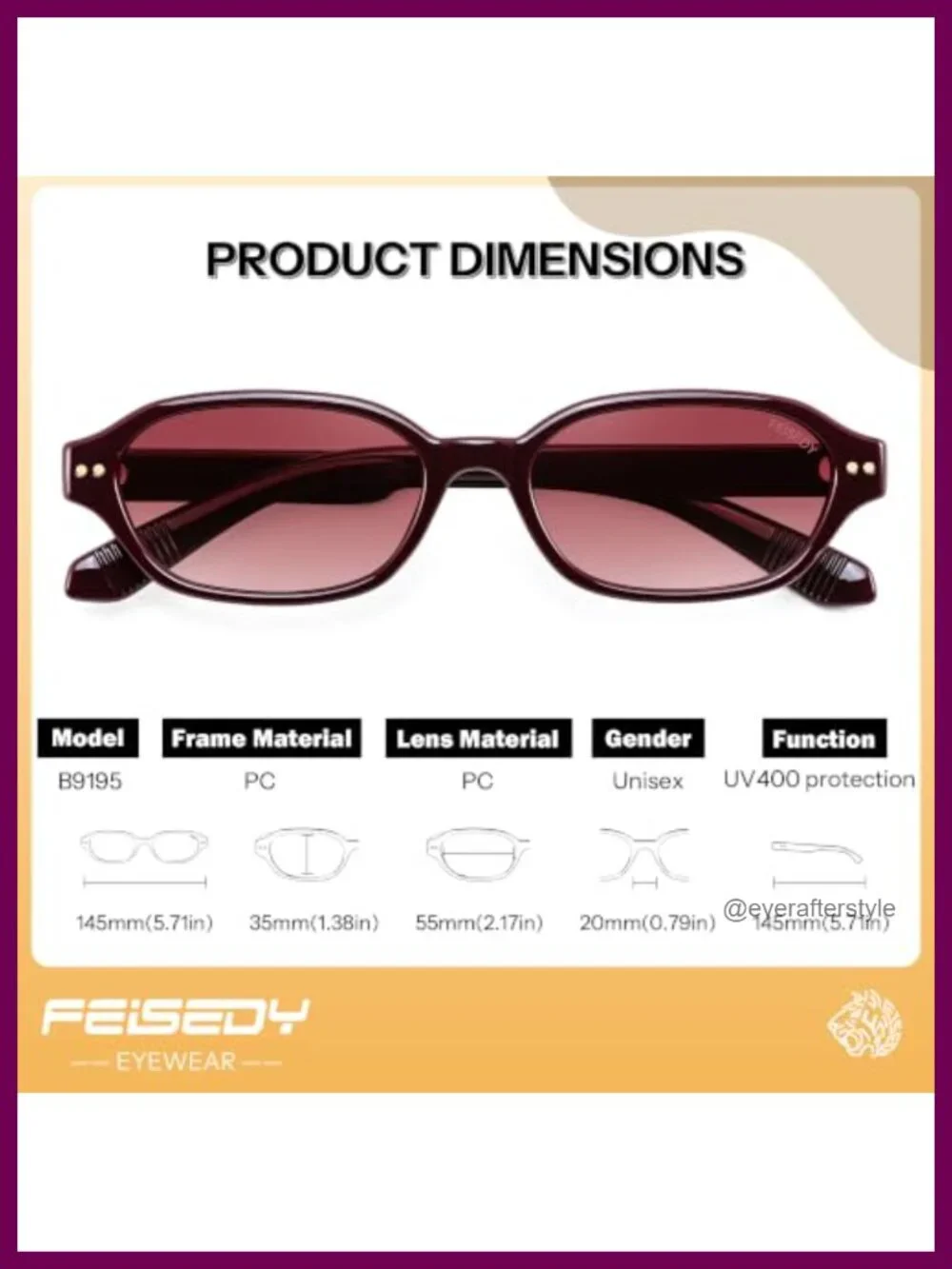 Retro Polarized Rectangle Sunglasses for Women Men Y2K 90s UV400